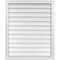 Ekena Millwork Vertical Surface Mount PVC Gable Vent w/ 2"W x 2"H , Brickmould Sill Frame, 30"W x 36"H GVPVE30X3603SN - alternate 1